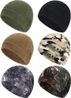 🧣 warm and versatile winter skull caps: satinior 6-piece helmet liner and fleece beanie set for men логотип