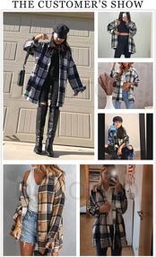 img 1 attached to Dokotoo Fashion Boyfriend Oversized Shacket Women's Clothing for Coats, Jackets & Vests