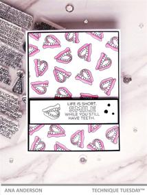 img 1 attached to 🎉 Sassy Birthday 2.0 Clear Stamps: Funny Saying Rubber Stamps for Card Making Supplies