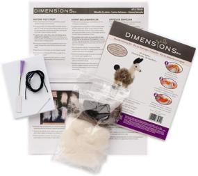 img 2 attached to 🦙 SEO-Optimized Needle Felting Craft Kit: Dimensions Llama Felt Animals, 4'' x 6''