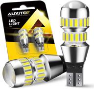 auxito 912 921 led bulb: 2600 lumens super bright backup reverse light, pack of 2 logo