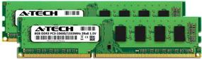 img 3 attached to 🚀 A-Tech 16GB DDR3 1333MHz 2x8GB RAM Upgrade Kit – Dual Rank, Non-ECC, 240-Pin UDIMM for Desktop PC – Boost Performance with Reliable 1.5V CL9 Technology