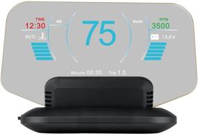 img 4 attached to Wiiyii OBD + GPS Head Up Display: эффективное переключение двух режимов для ясной видимости в дневное время