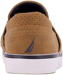 img 2 attached to 👟 Nautica Akeley Brown Boys' Casual Canvas Sneaker Shoes for Sneakers: A Stylish Choice