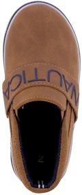 img 1 attached to 👟 Nautica Akeley Brown Boys' Casual Canvas Sneaker Shoes for Sneakers: A Stylish Choice