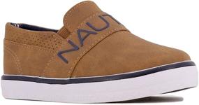 img 4 attached to 👟 Nautica Akeley Brown Boys' Casual Canvas Sneaker Shoes for Sneakers: A Stylish Choice
