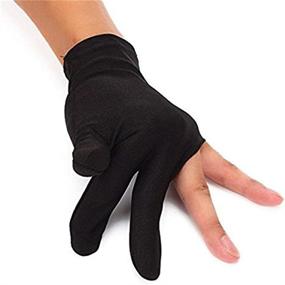 img 3 attached to 🎱 MagicW MXXGMYJ 3-Fingers Billiards Glove Snooker Cue Shooters Gloves - Cuetec Billiard Glove as a Pool Accessory for Billiard Cues