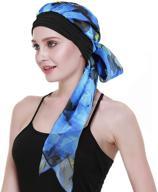 🎗️ cancer-friendly chemo headwear turbans for women: long hair head scarf, headwraps & hats logo