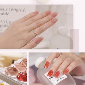 img 2 attached to 💅 GAOY Gel Nail Polish Set - 6 Colors: Red, Pink, Nude - UV LED Soak Off Shellac Nail Polish Kit for Home DIY Manicure & Salon Varnish