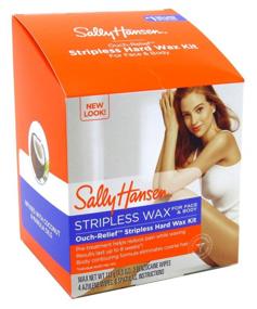 img 2 attached to 💆 Sally Hansen Ouch-Relief Stripless Hard Wax Kit (2 Pack) - Pain-Free Hair Removal Solution!