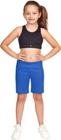 img 2 attached to 🚲 Premium Quality CAOMP Girls’ Bike Short: 100% Organic Cotton for Sports and Under Skirts