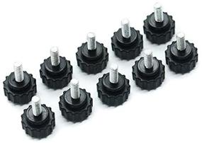 img 4 attached to 🔩 Buorsa 10-Piece Threaded Thumbscrew Set for Machinery