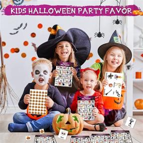 img 3 attached to 🎃 V-Opitos Halloween Bingo Game Card: Fun for Kids/Adults, 32 Players - Family/School Classroom/Large Group Game & Party Favor for Toddler Boy/Girl