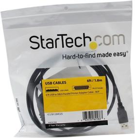 img 1 attached to 🖨️ 6ft USB to DB25 Parallel Printer Adapter Cable - 2m USB to IEEE-1284 Printer Cable - USB A to DB25 M/F (ICUSB1284D25) by StarTech.com: Improved SEO-friendly Product Name