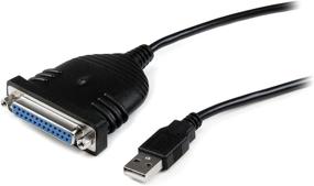 img 4 attached to 🖨️ 6ft USB to DB25 Parallel Printer Adapter Cable - 2m USB to IEEE-1284 Printer Cable - USB A to DB25 M/F (ICUSB1284D25) by StarTech.com: Improved SEO-friendly Product Name