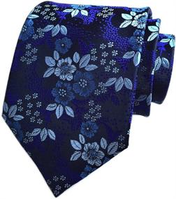 img 1 attached to Boys' Brown Hanky and Orange Petal Necktie - Stylish Neckties Accessory