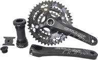 🚴 upanbike bike crankset with bottom bracket: ideal for road bike & mountain bicycle, 8 9-speed m430 crank set logo