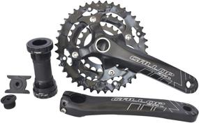 img 4 attached to 🚴 UPANBIKE Bike Crankset with Bottom Bracket: Ideal for Road Bike & Mountain Bicycle, 8 9-Speed M430 Crank Set