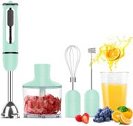 🧪 isiler immersion hand blender: 5-in-1 500-watt multi-purpose stick blender with food chopper, container, milk frother, egg whisk, 8-speed - perfect for pureeing infant food, smoothies, soups логотип