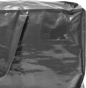 img 1 attached to 📦 Domiform Moving Bags 4-Pack Set - A Practical Alternative to Moving Boxes for Clothing Storage and Room Organization - 24.5 Gallon Large Tote Bag for Efficient Space Saving - Grey X-Large Size