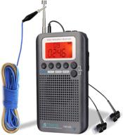 📻 retekess tr105 air band radio receiver - portable fm am sw full band radio with cb receiver and digital alarm speaker logo