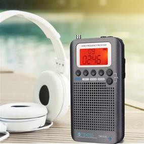 img 1 attached to 📻 Retekess TR105 Air Band Radio Receiver - Portable FM AM SW Full Band Radio with CB Receiver and Digital Alarm Speaker
