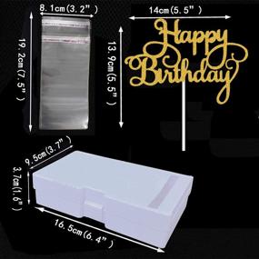 img 2 attached to 🎂 Кошелек-тарелка для торта GZDUCK: Идеальная форма для изготовления торта с 20 подсоединенными карманами для украшения торта на день рождения и выпускной вечер - в комплекте набор для вытягивания денег!