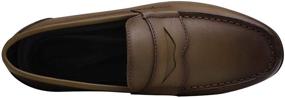 img 2 attached to Canven Leather Moccasin Business Brush Off Men's Shoes in Loafers & Slip-Ons