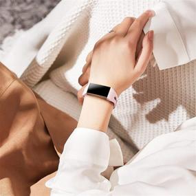 img 1 attached to 📦 10-Pack Slim Fitbit Charge 4/Charge 3/Charge 3 SE Compatible Bands - Soft Silicone Replacement Wristbands for Women and Men (Small)