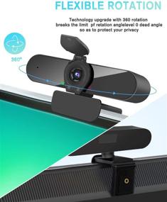 img 2 attached to High-Definition 2K 4MP Streaming Webcam with Microphone, Privacy Shutter, and Tripod Stand - Ideal for Video Calling, Conferencing, and Recording on Desktops, Laptops, PCs, and Macs