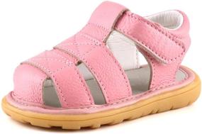 img 4 attached to 👣 Femizee Toddler Kid Girls Summer Sandals: Perfect Lightweight Sport Outdoor Beach Sandals