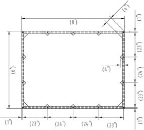 img 3 attached to 🔆 Майти Продукты 6x8 Хаки Полиэстеровое Полотно 12oz Усиленное Водоотталкивающее