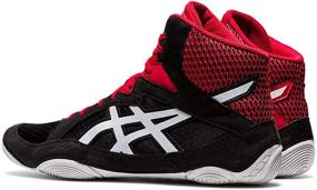 img 3 attached to ASICS Snapdown Black Men's Wrestling Shoes - Athletic Footwear for Enhanced Performance