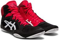 asics snapdown black men's wrestling shoes - athletic footwear for enhanced performance логотип