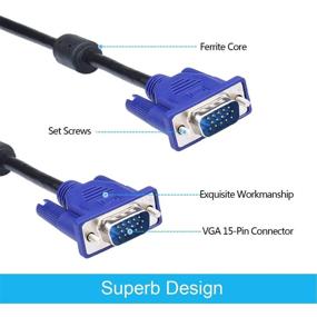 img 1 attached to 💻 Enhance Visual Connectivity with Weduda Monitor Connectors for Displays and Projectors