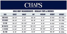 img 1 attached to Chaps School Uniform Sensory Friendly Sleeve Girls' Clothing