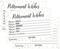 🎉 retirement celebration gift set: 25 retirement party advice & well wishes for men and women, optimized retired supplies and decorations, happy retiree bucket list wish jar, personalized funny officially retired centerpiece logo
