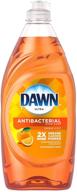 🍊 28 oz bottle of ultra antibacterial orange scent dishwashing liquid - enhanced seo logo
