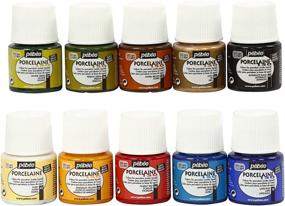 img 3 attached to 🎨 PEBEO Porcelaine 150 China Paint Set - Discovery Package, 10 Assorted 45ml Bottles, 6 fl oz