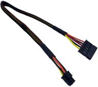 comeap hdd sata power cable replacement - gp2jm 🔌 compatible for dell inspiron 3653 3650 series (pack of 2) logo