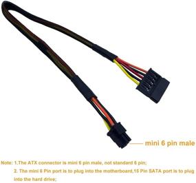 img 1 attached to COMeap HDD SATA Power Cable Replacement - GP2JM 🔌 Compatible for Dell Inspiron 3653 3650 Series (Pack of 2)
