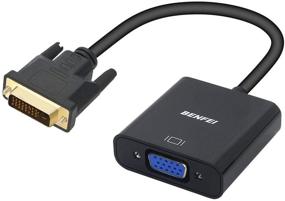 img 4 attached to 🔌 High-Quality DVI-D to VGA Adapter - Benfei 24+1 DVI-D to VGA Male to Female Converter