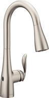 🚰 moen arbor motionsense wave sensor touchless kitchen faucet: power clean, spot resist stainless logo