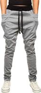 👖 top-rated obt casual cotton skinny running boys' pants for comfortable fit logo