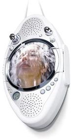 img 1 attached to 🚿 JWin Electronics JX-M85: Всесторонний спутник в душе - влагозащищенный CD-плеер/радио с зеркалом без запотевания