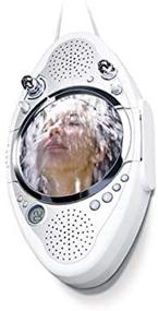 img 3 attached to 🚿 JWin Electronics JX-M85: Всесторонний спутник в душе - влагозащищенный CD-плеер/радио с зеркалом без запотевания