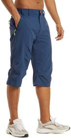 img 3 attached to LACSINMO Shorts Hiking Walking Pockets Men's Clothing and Active