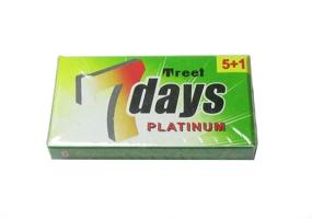 img 1 attached to 💯 100 Treet Platinum Double Edge Safety Razor Blades - 7 Days Supply (20x5)