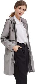 img 2 attached to Orolay Windbreaker Resistant Raincoat Jackets Women's Clothing for Coats, Jackets & Vests