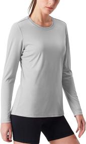 img 4 attached to 🌞 NAVISKIN Women's UPF 50+ Sun Protection Long Sleeve Shirts: Lightweight Hiking & Swimwear Essential